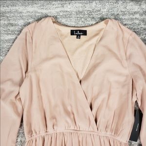 Lulu’s Wondrous Water Lilies Blush Pink Maxi Dress